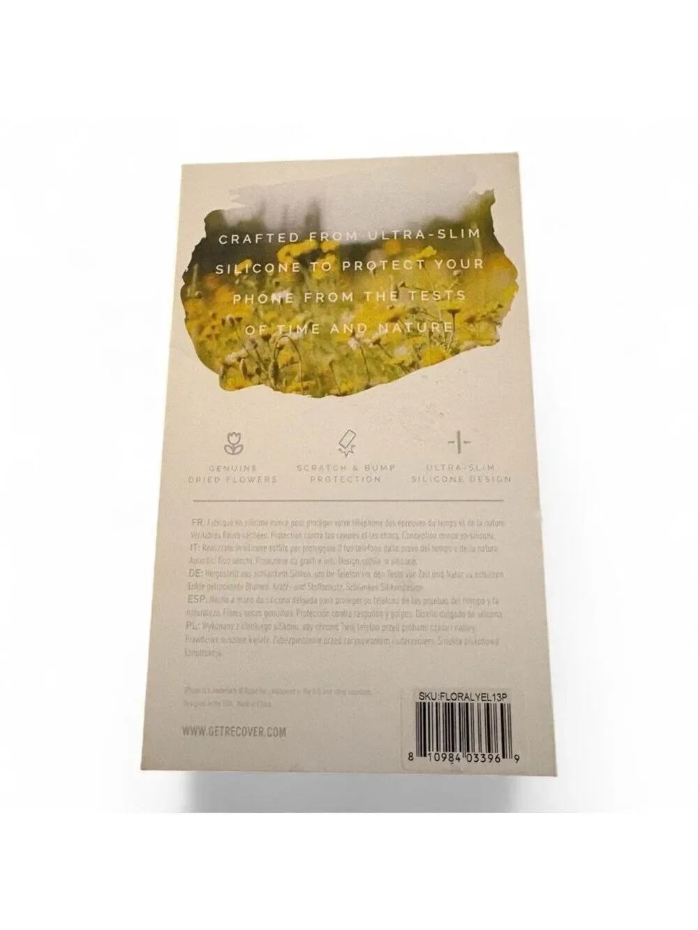 Recover Floral Genuine Flower iPhone 13 Pro Case NIB